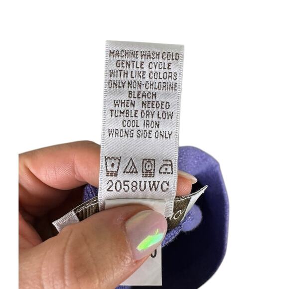 Draper’s & Damon's Purple Knit Metallic Sparkle 2 Piece Sweater Skirt Set - Picture 13 of 13